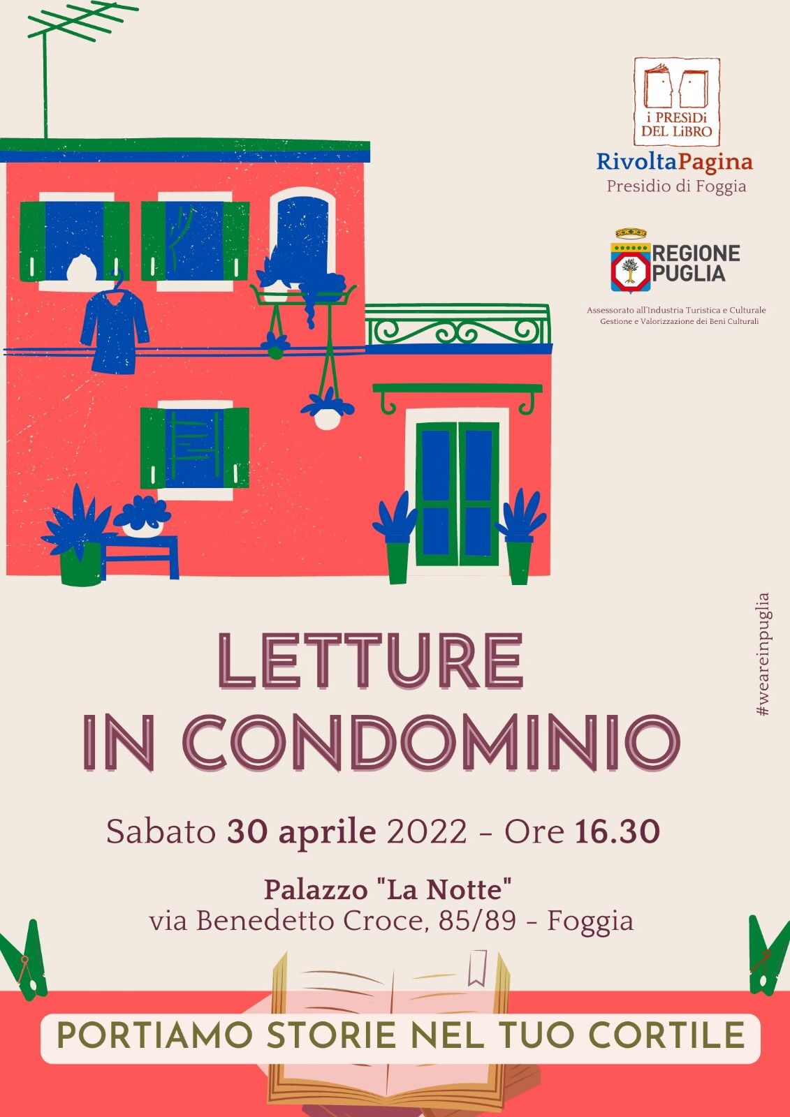 Locandina Letture in condominio