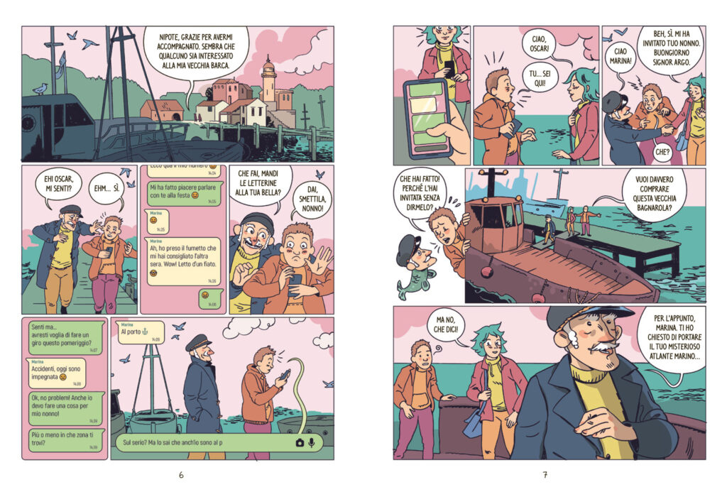 Viaggio al centro dell'oceano - pagine