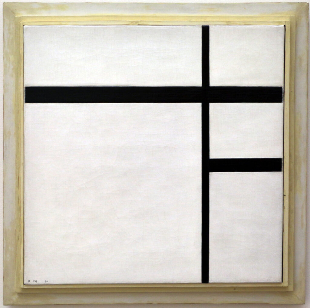 Piet Mondrian, Composizione in bianco e nero III, 1930